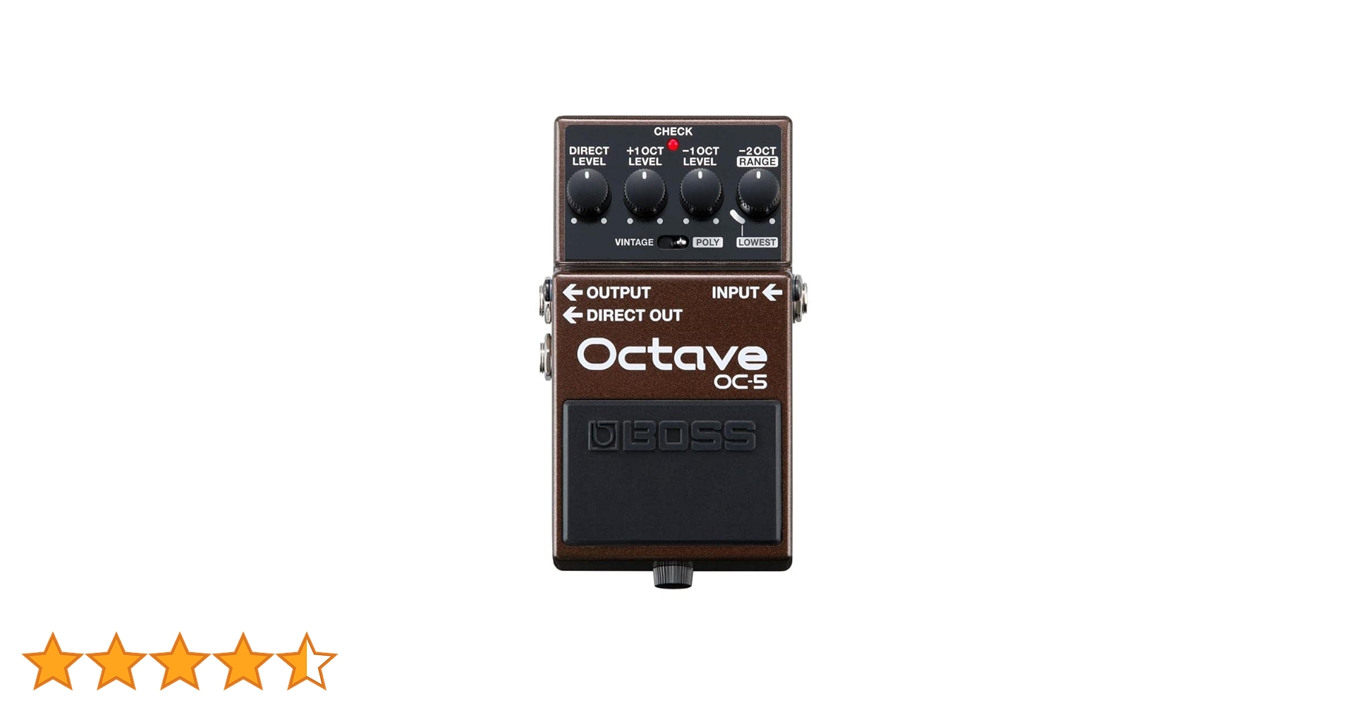 ￼BOSS OC-5 Boss OC-5 Polyphonic Guitar/Bass Octave Pedal